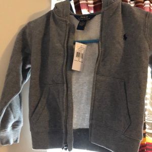 New polo zip up sweater